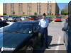 Me, in uniform, by my car, in front of my dorm.