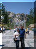 Yun Hee and Mike in front of Mt. Rushmore.