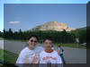 Yun Hee and Trebor in front of Crazy Horse.