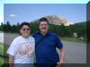 Yun Hee and Mike in front of Crazy Horse.